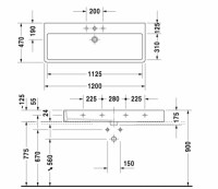 DURAVIT VERO LAVABO 120